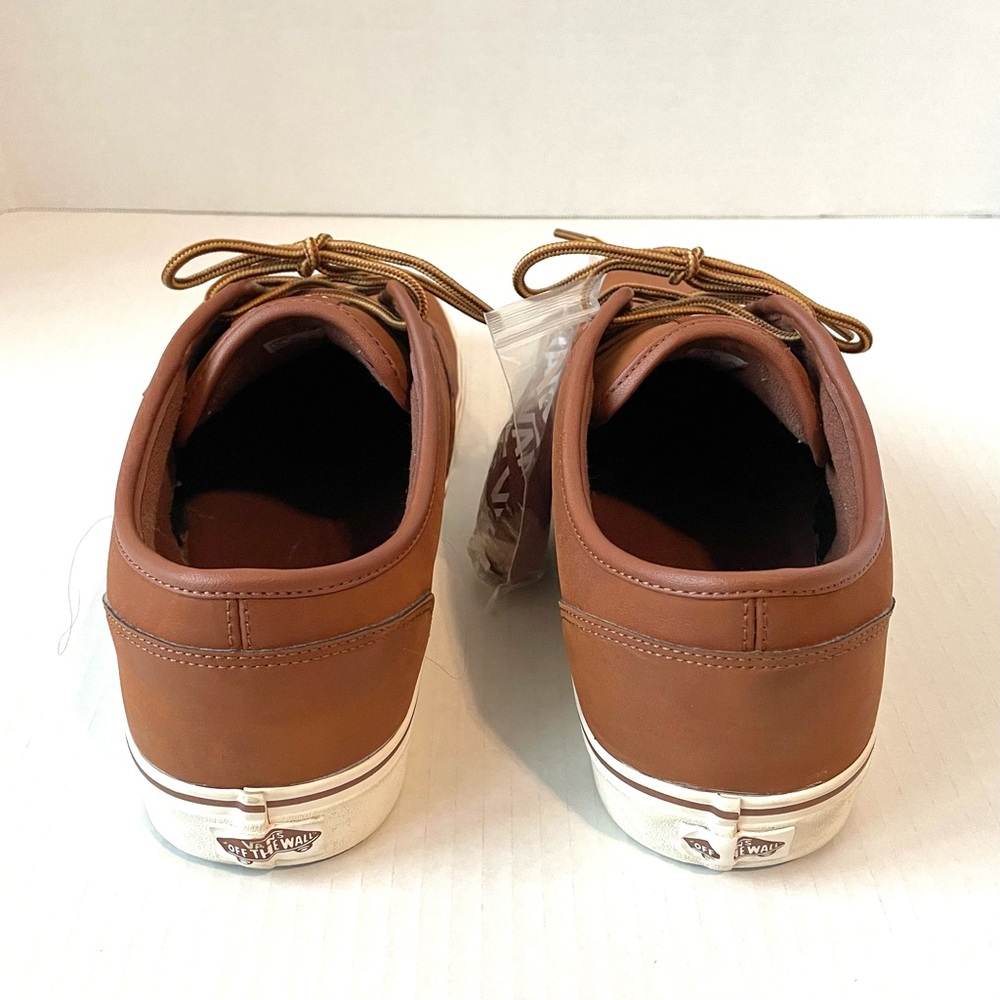 Vans Men’s Atwood Leather Trainers Sneakers Skate Shoes - Picture 8 of 16